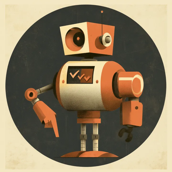 Action Items AI Agent illustration - Nothing falls through the cracks. Automated operations workflow for small businesses by TheAIShop. Skill level: Novice.